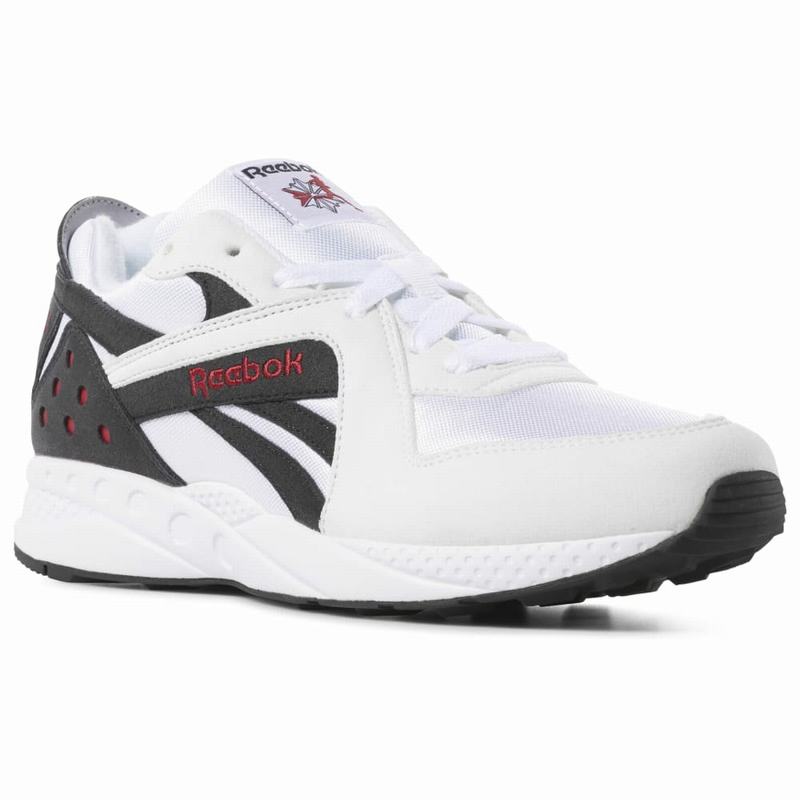 Tenisi Reebok Pyro Barbati Albi/Negrii/Rosii Romania XA6436DB